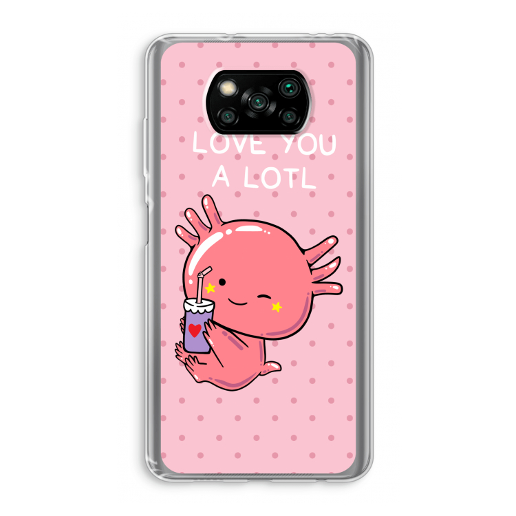 Love You A Lotl: Xiaomi Poco X3 Pro Transparant Hoesje