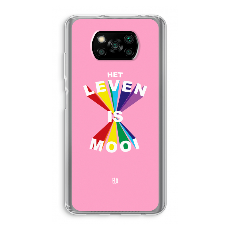 Het Leven Is Mooi: Xiaomi Poco X3 Pro Transparant Hoesje