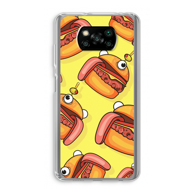 Hamburger: Xiaomi Poco X3 Pro Transparant Hoesje