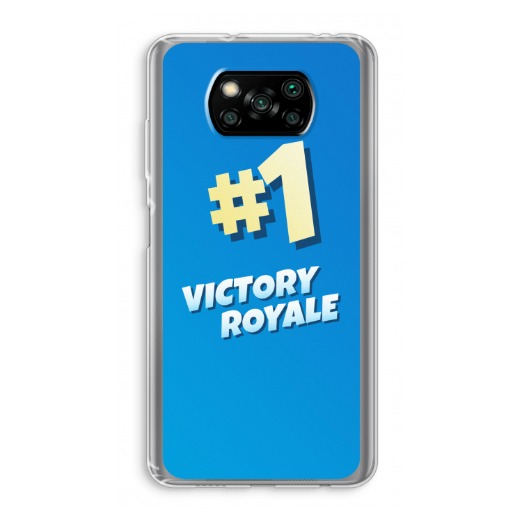Victory Royale: Xiaomi Poco X3 Pro Transparant Hoesje