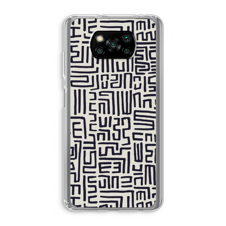 Moroccan Print: Xiaomi Poco X3 Pro Transparant Hoesje