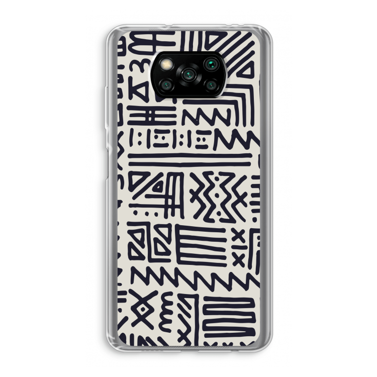 Marrakech print: Xiaomi Poco X3 Pro Transparant Hoesje