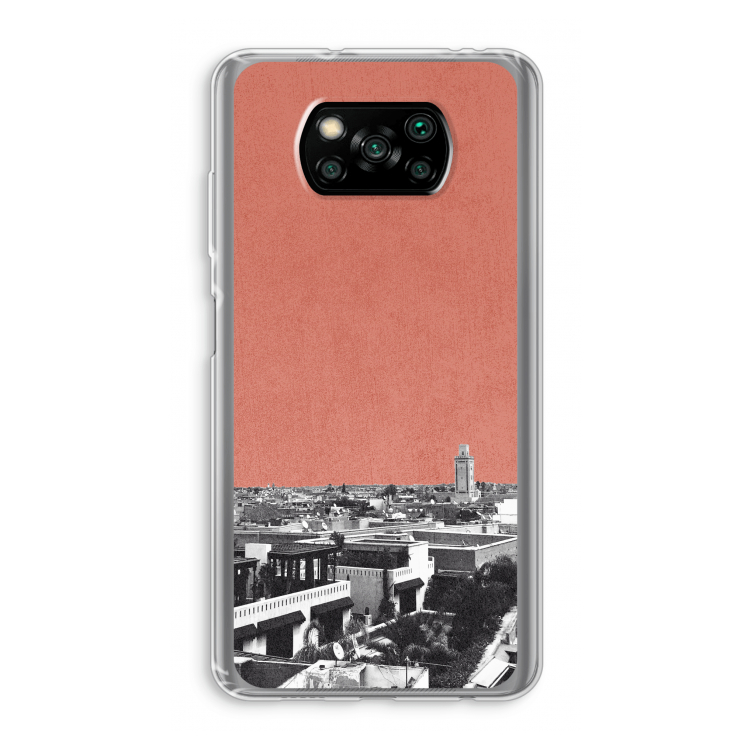 Marrakech Skyline : Xiaomi Poco X3 Pro Transparant Hoesje