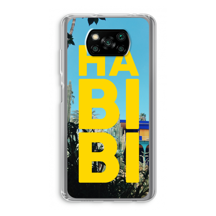 Habibi Majorelle : Xiaomi Poco X3 Pro Transparant Hoesje