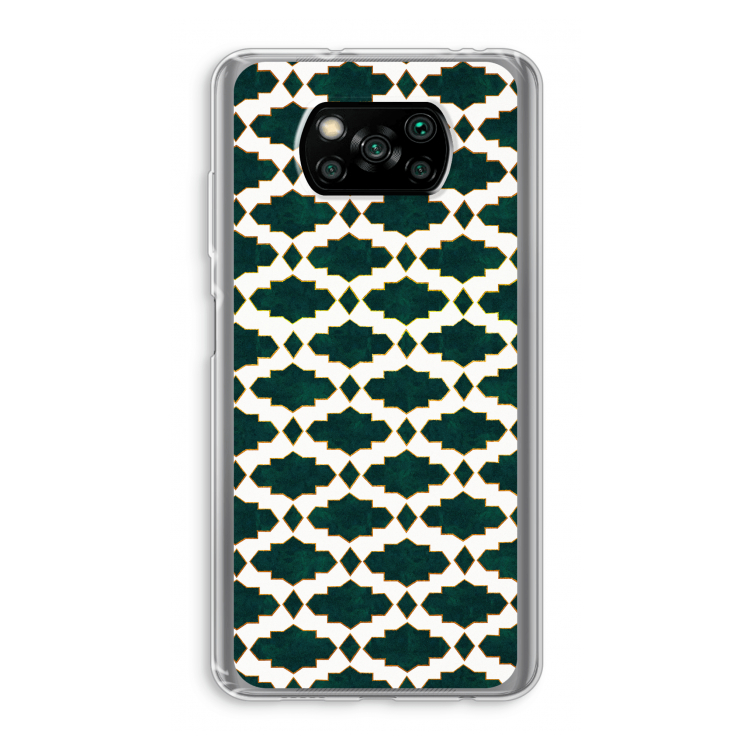 Moroccan tiles: Xiaomi Poco X3 Pro Transparant Hoesje