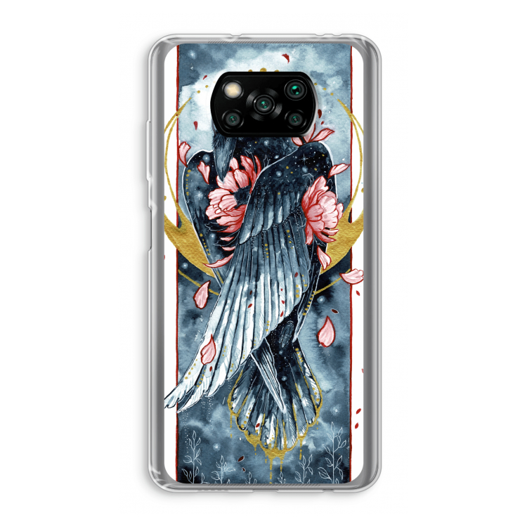Golden Raven: Xiaomi Poco X3 Pro Transparant Hoesje