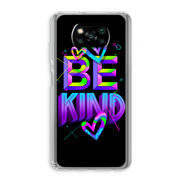 Be Kind: Xiaomi Poco X3 Pro Transparant Hoesje