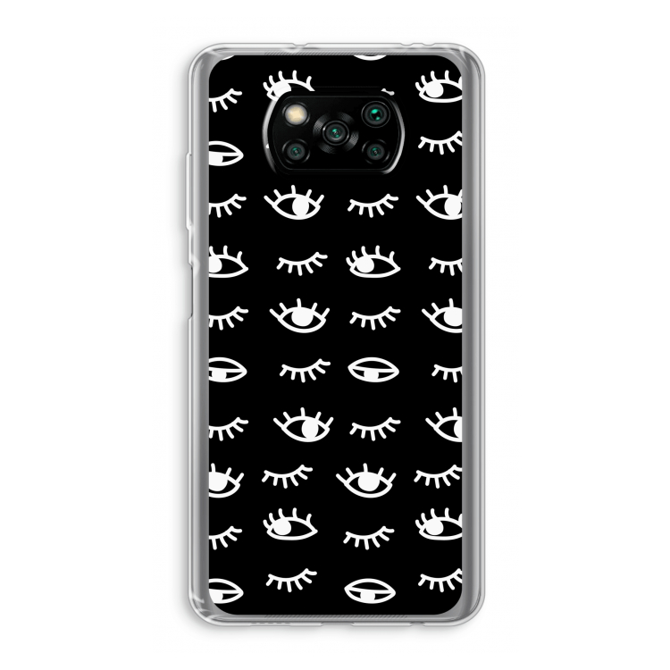 Eye pattern #3: Xiaomi Poco X3 Pro Transparant Hoesje