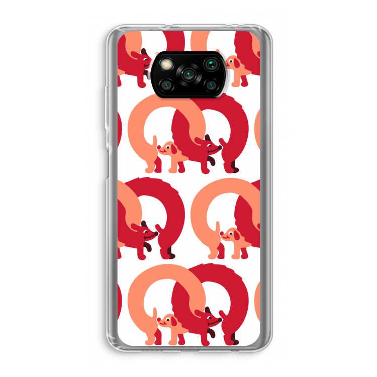 Dogs: Xiaomi Poco X3 Pro Transparant Hoesje