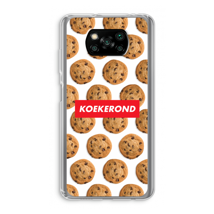 Koekerond: Xiaomi Poco X3 Pro Transparant Hoesje