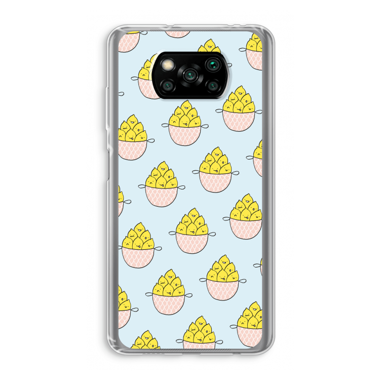 Citroenen: Xiaomi Poco X3 Pro Transparant Hoesje