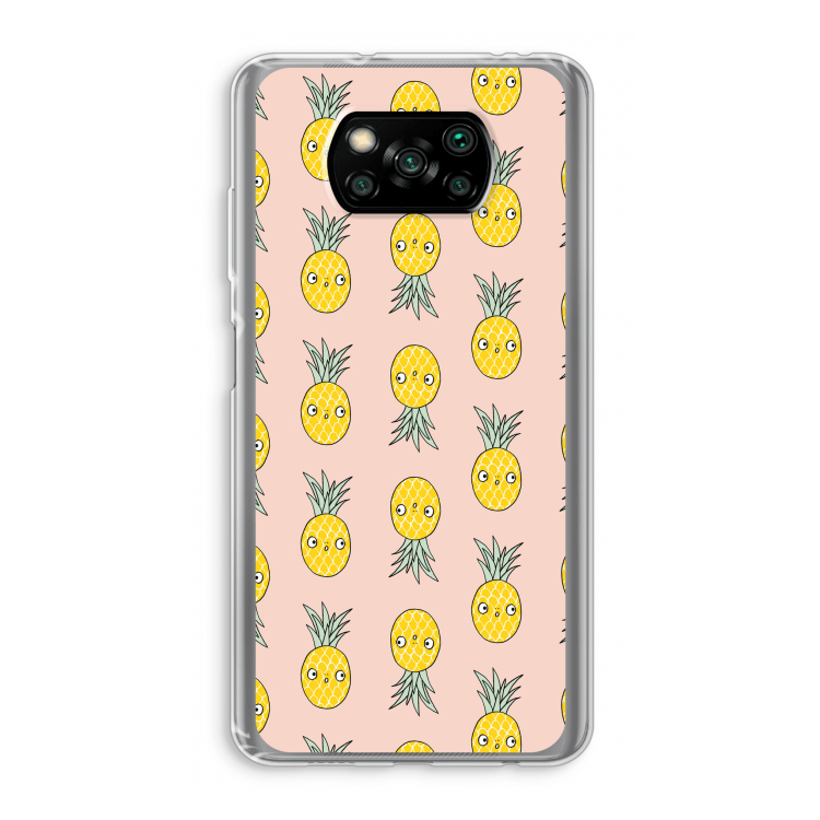 Ananas: Xiaomi Poco X3 Pro Transparant Hoesje