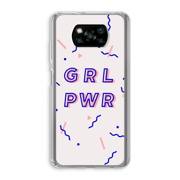 GRL PWR: Xiaomi Poco X3 Pro Transparant Hoesje