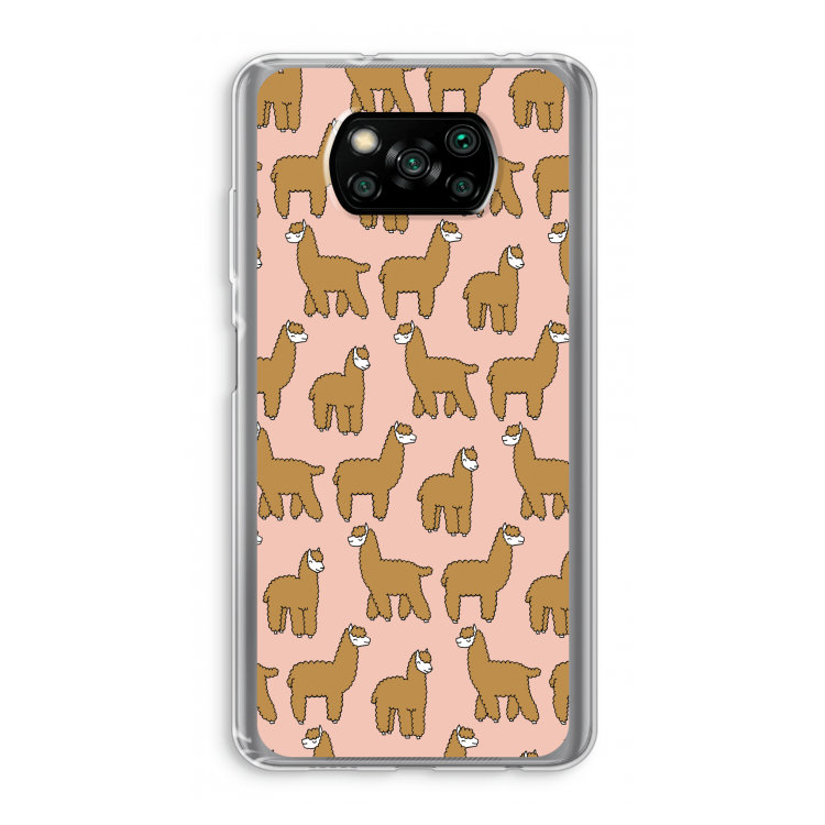 Alpacas: Xiaomi Poco X3 Pro Transparant Hoesje