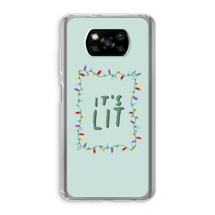 It's Lit: Xiaomi Poco X3 Pro Transparant Hoesje