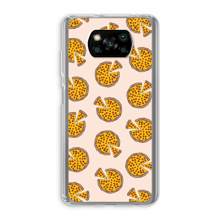 You Had Me At Pizza: Xiaomi Poco X3 Pro Transparant Hoesje