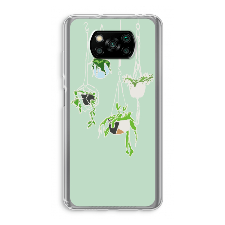 Hang In There: Xiaomi Poco X3 Pro Transparant Hoesje