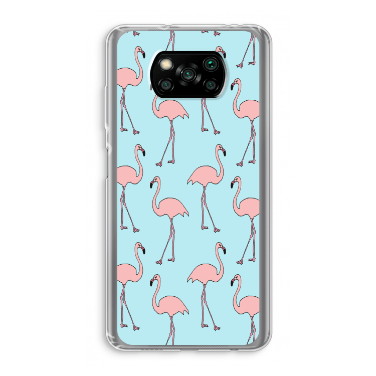 Anything Flamingoes: Xiaomi Poco X3 Pro Transparant Hoesje