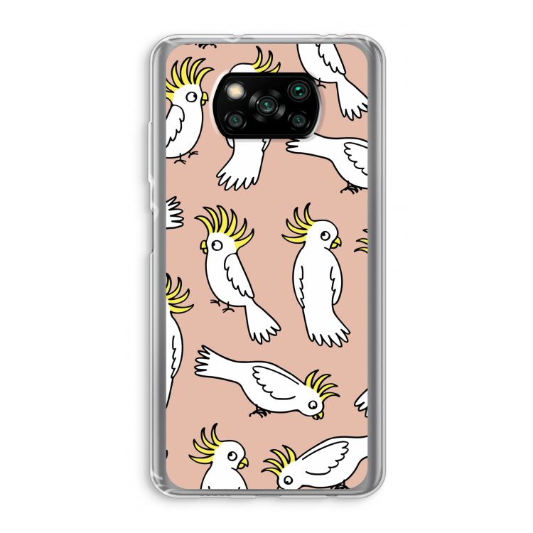 Papegaai: Xiaomi Poco X3 Pro Transparant Hoesje