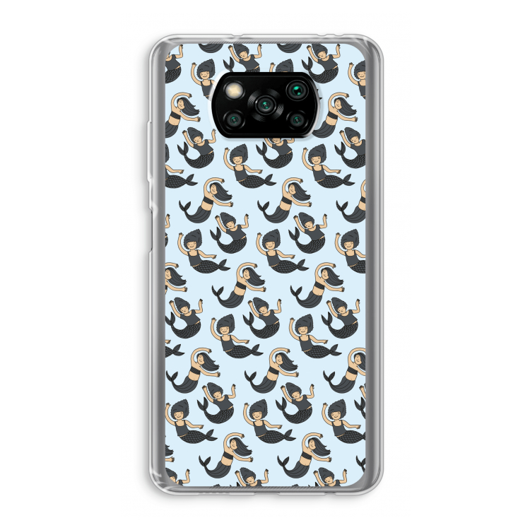 Zeemeermin: Xiaomi Poco X3 Pro Transparant Hoesje