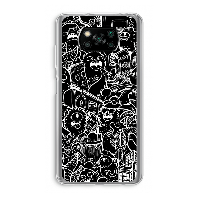 Vexx Black City : Xiaomi Poco X3 Pro Transparant Hoesje