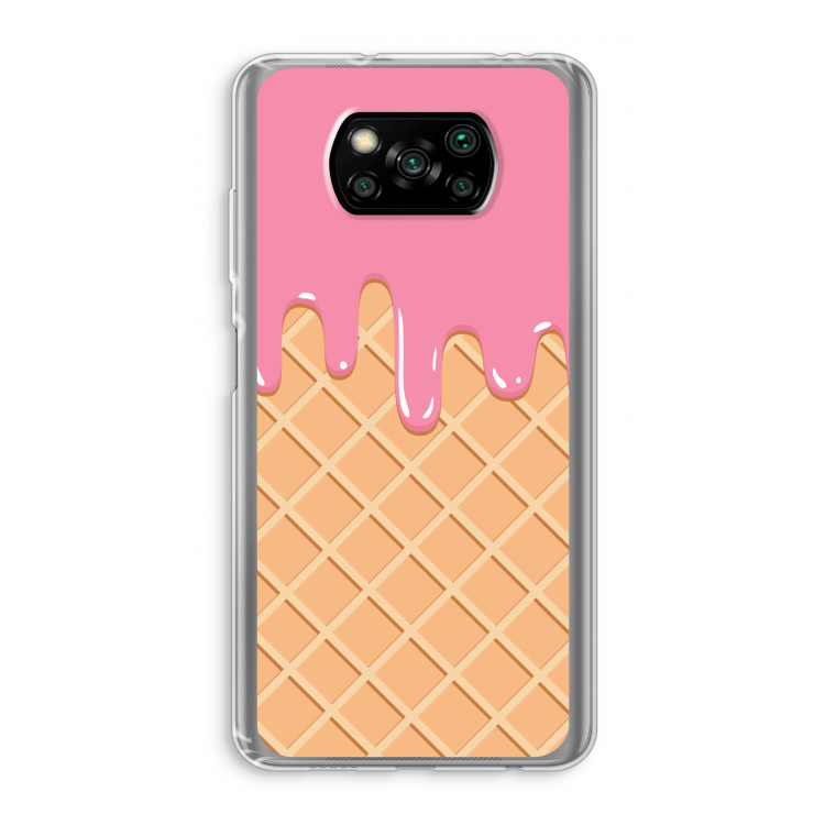 Ice cream: Xiaomi Poco X3 Pro Transparant Hoesje