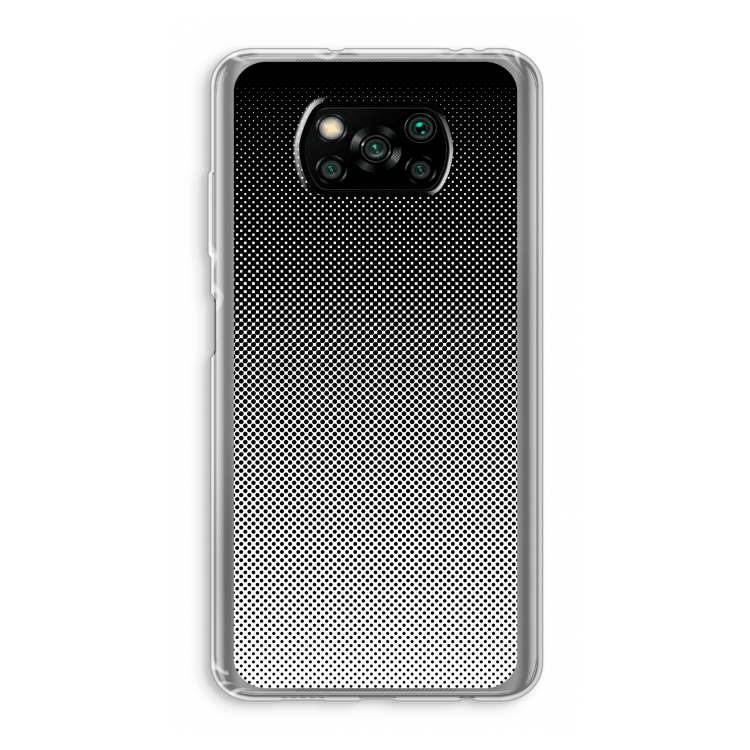 Musketon Halftone: Xiaomi Poco X3 Pro Transparant Hoesje
