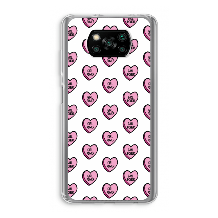 GIRL POWER: Xiaomi Poco X3 Pro Transparant Hoesje