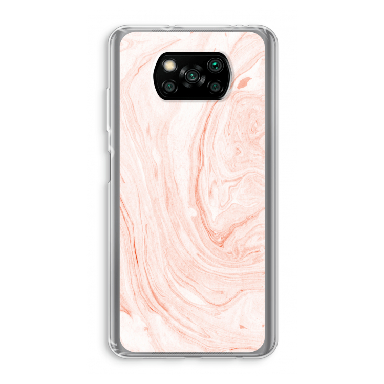 Peach bath: Xiaomi Poco X3 Pro Transparant Hoesje
