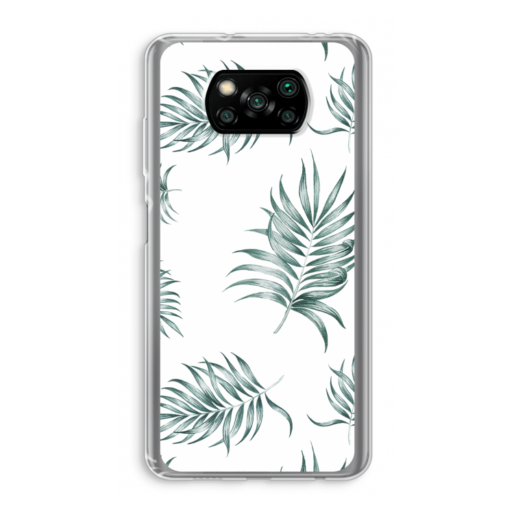 Simple leaves: Xiaomi Poco X3 Pro Transparant Hoesje