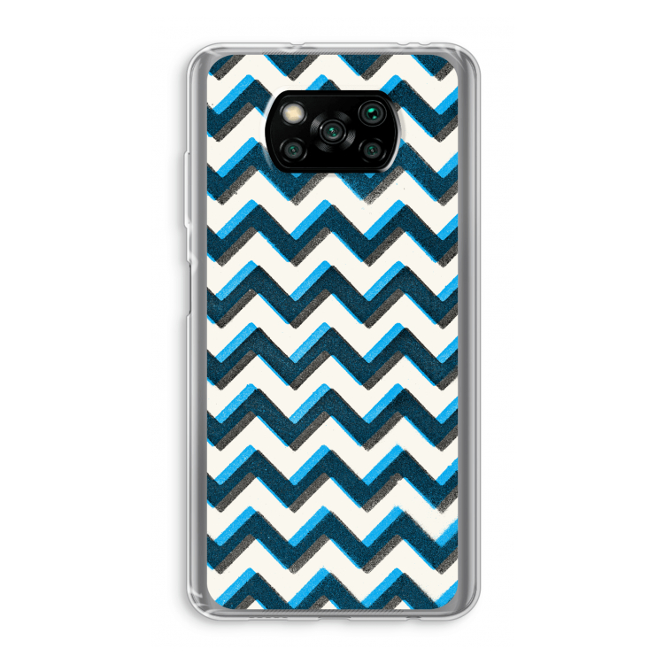 Onderbroken lijn: Xiaomi Poco X3 Pro Transparant Hoesje
