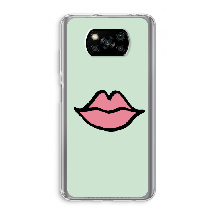 Kusje: Xiaomi Poco X3 Pro Transparant Hoesje