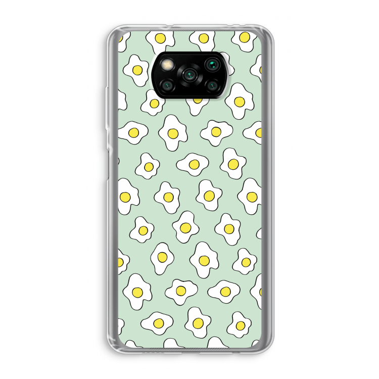 Spiegeleitjes: Xiaomi Poco X3 Pro Transparant Hoesje