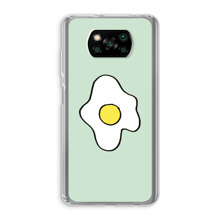 Spiegelei: Xiaomi Poco X3 Pro Transparant Hoesje