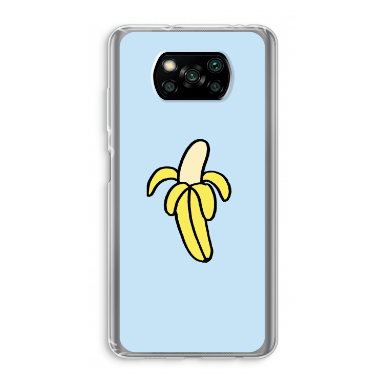 Banana: Xiaomi Poco X3 Pro Transparant Hoesje