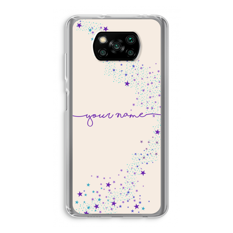 Sterren: Xiaomi Poco X3 Pro Transparant Hoesje