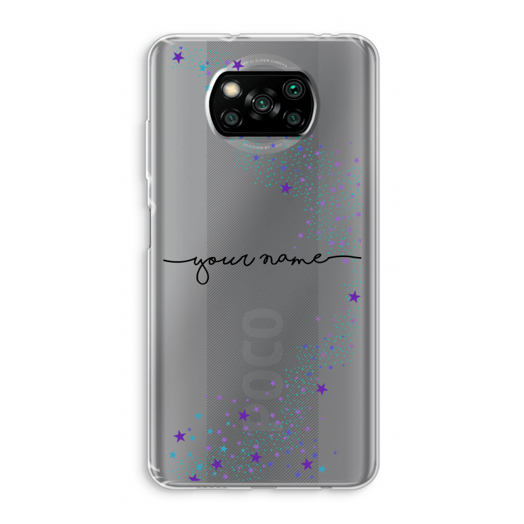Sterren: Xiaomi Poco X3 Pro Transparant Hoesje
