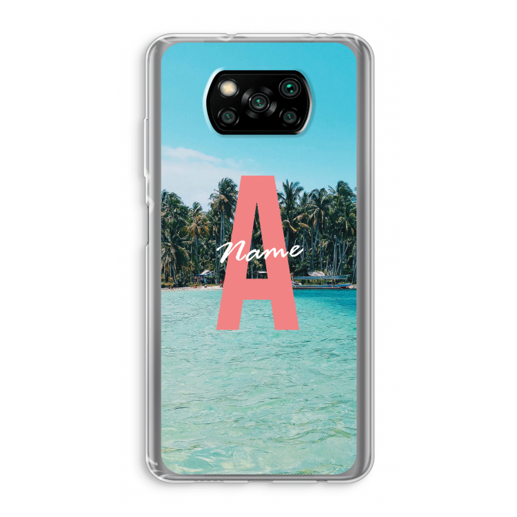 Pacific Dream: Xiaomi Poco X3 Pro Transparant Hoesje
