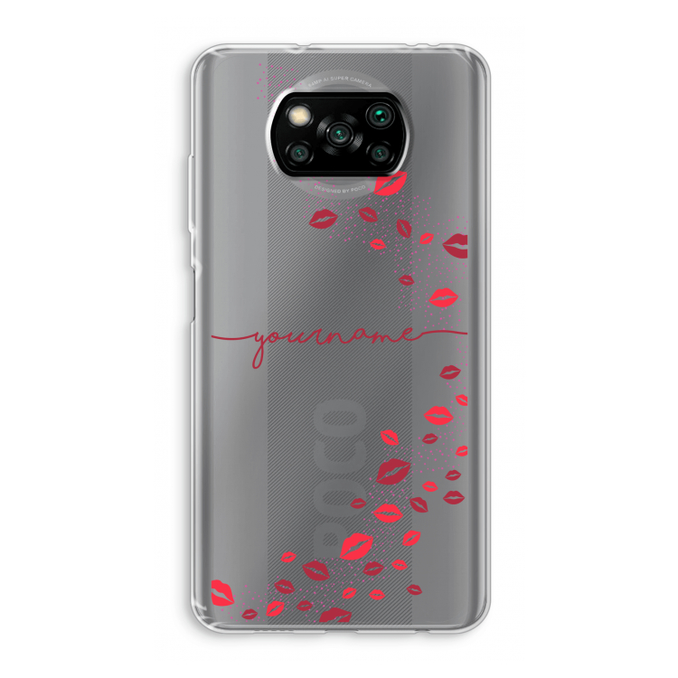 Kusjes: Xiaomi Poco X3 Pro Transparant Hoesje