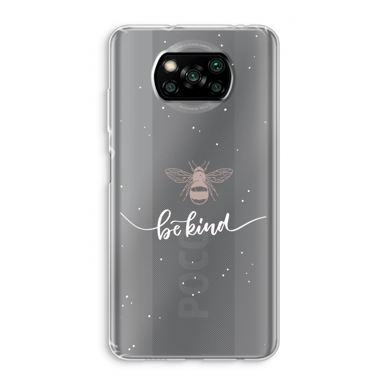 Be(e) kind: Xiaomi Poco X3 Pro Transparant Hoesje