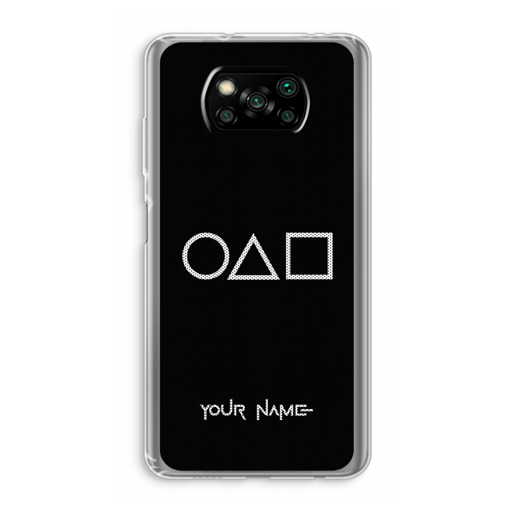 Squid Game: Xiaomi Poco X3 Pro Transparant Hoesje