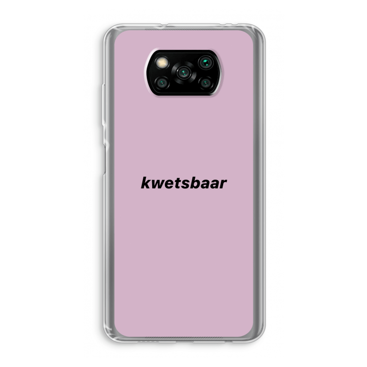 kwetsbaar: Xiaomi Poco X3 Pro Transparant Hoesje