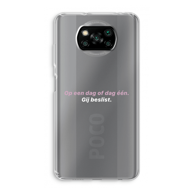 gij beslist: Xiaomi Poco X3 Pro Transparant Hoesje