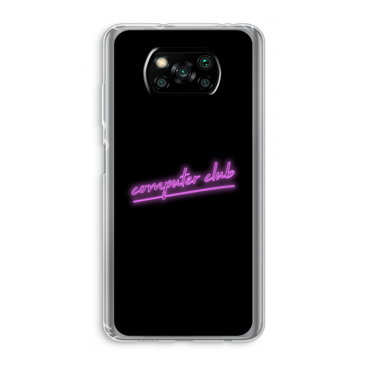 Vice Black: Xiaomi Poco X3 Pro Transparant Hoesje