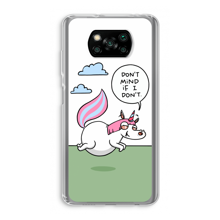 Unicorn: Xiaomi Poco X3 Pro Transparant Hoesje
