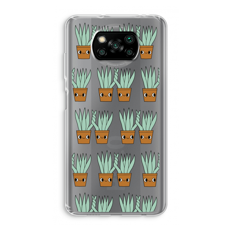 Sansevieria: Xiaomi Poco X3 Pro Transparant Hoesje