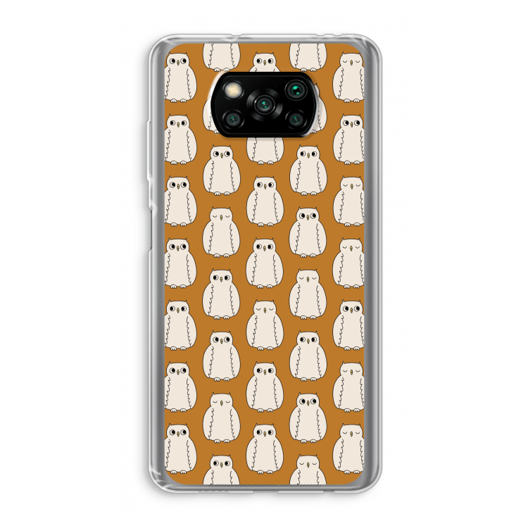 Uilen: Xiaomi Poco X3 Pro Transparant Hoesje