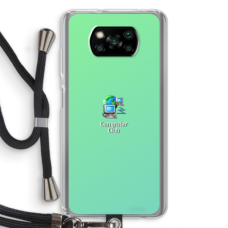 Win98: Xiaomi Poco X3 Pro Transparant Hoesje met koord