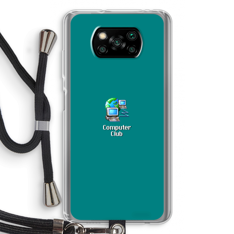 Win98: Xiaomi Poco X3 Pro Transparant Hoesje met koord