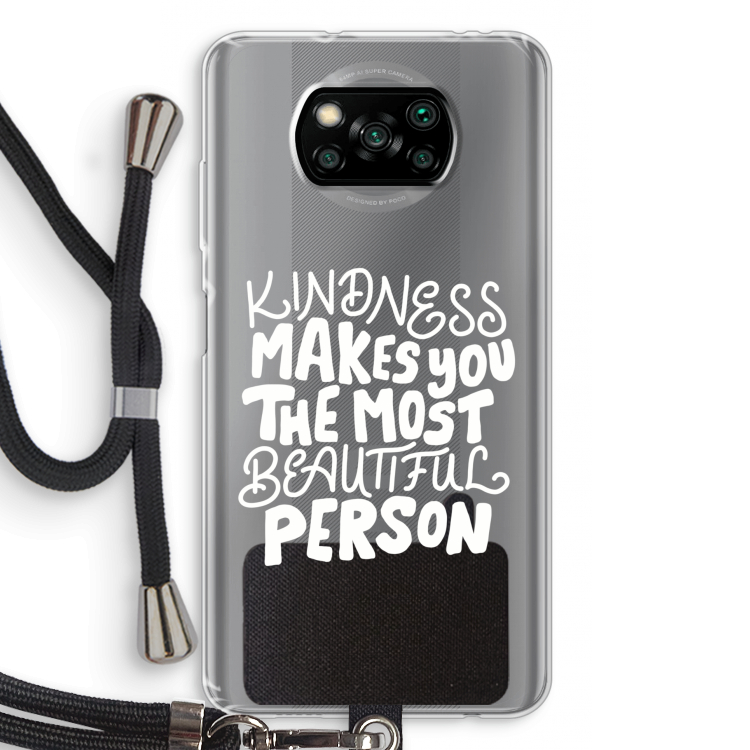 The prettiest: Xiaomi Poco X3 Pro Transparant Hoesje met koord